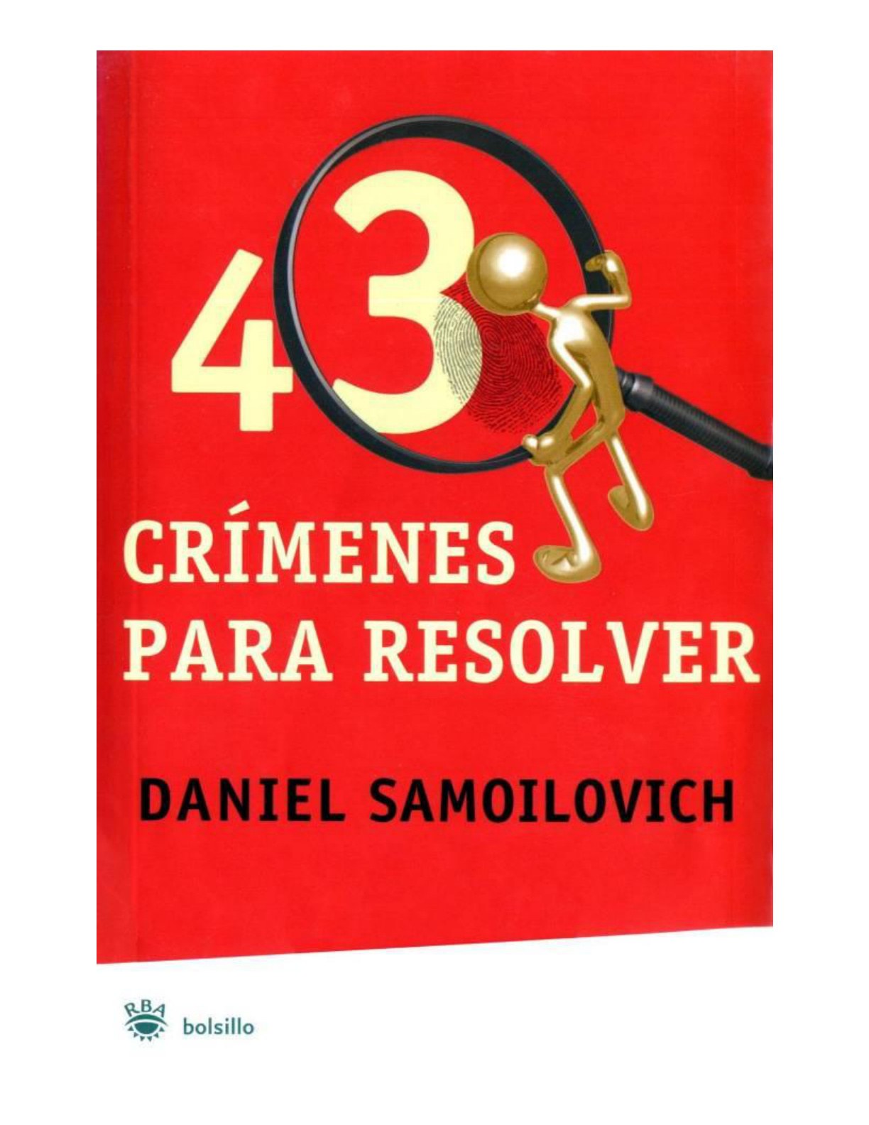 Cover of 43 Crimes to Solve (original Spanish edition)