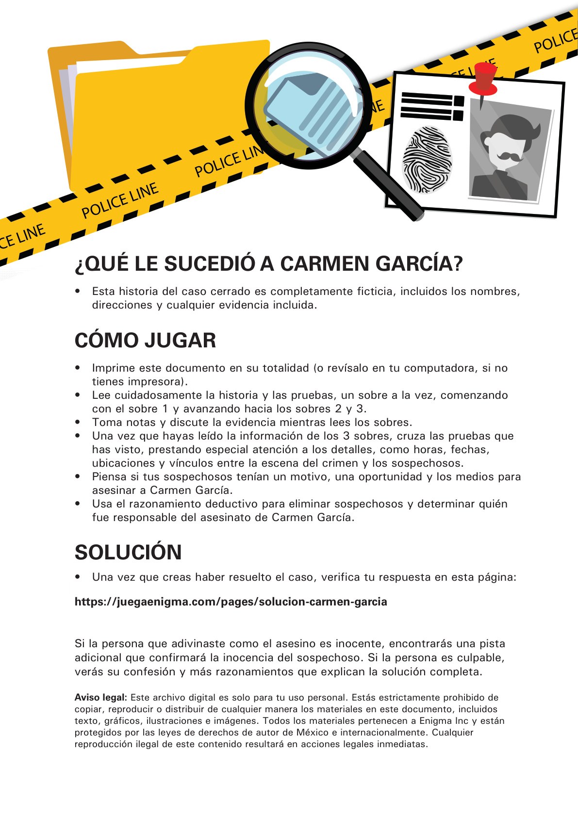 Cover of The Carmen García Case (original Spanish edition)